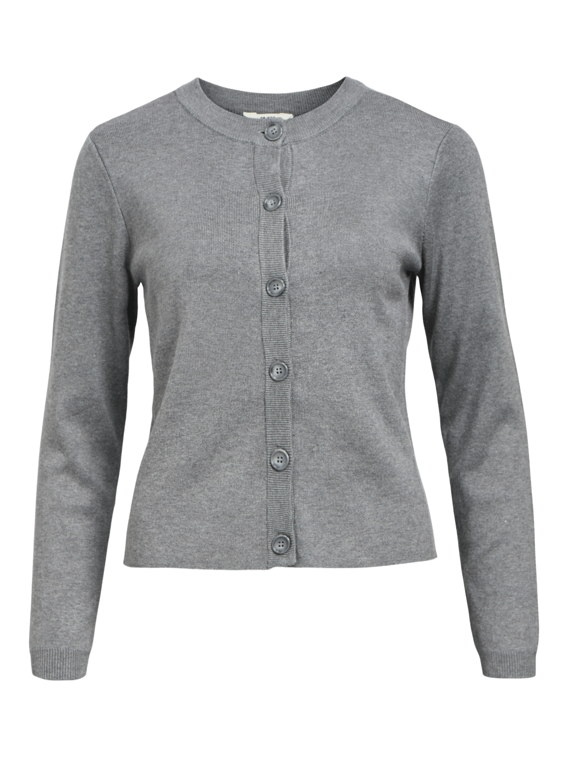 OBJESTER Knit Cardigan - Medium Grey Melange - VERO MODA & VILA Bergvik